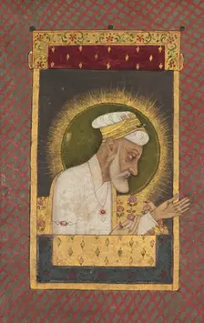 Portrait of Alamgir (r. 1658-1707), c. 1700. Creator: Unknown