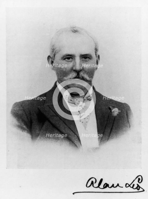 Portrait of Alan Leo, (c1895?). Creator: Unknown.