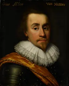 Portrait of Albert (1596-1626), Count of Nassau-Dillenburg, 1622. Creator: Workshop of Jan Antonisz van Ravesteyn