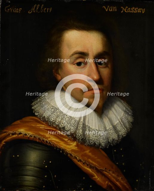 Portrait of Albert (1596-1626), Count of Nassau-Dillenburg, 1622. Creator: Workshop of Jan Antonisz van Ravesteyn.