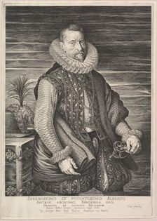 Portrait of Albert, Archduke of Austria, Sovereign of Southern Netherlands, 1615. Creator: Jan Muller
