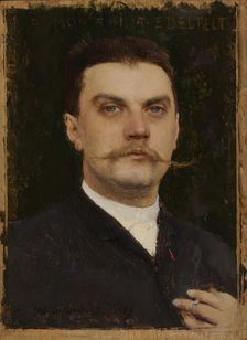 Portrait of Albert Edelfelt, 1887. Creator: Pascal Adolphe Jean Dagnan-Bouveret