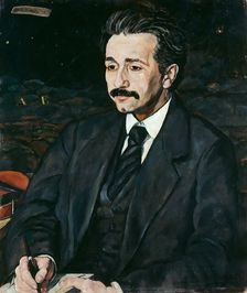 Portrait of Albert Einstein (1879-1955), 1917. Creator: Büttner, Erich (1889-1936)