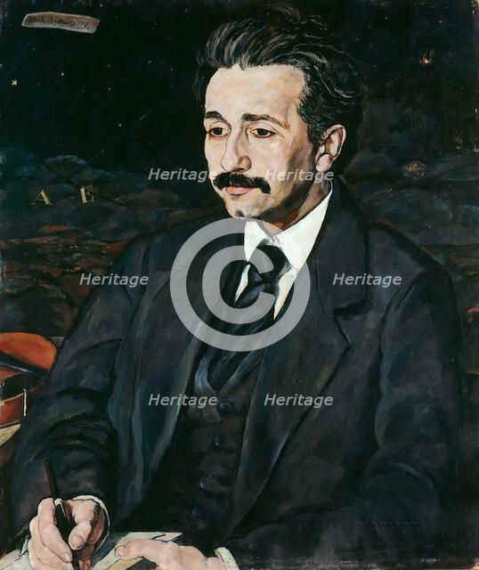 Portrait of Albert Einstein (1879-1955), 1917. Creator: Büttner, Erich (1889-1936).