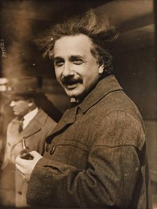 Portrait of Albert Einstein, 1922. Creator: Henri Manuel
