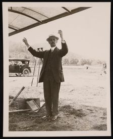 Portrait of Albert Francis Zahm (1862-1954), 1914. Creator: Charles Doolittle Walcott