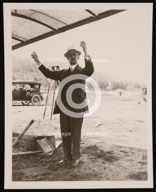 Portrait of Albert Francis Zahm (1862-1954), 1914. Creator: Charles Doolittle Walcott.