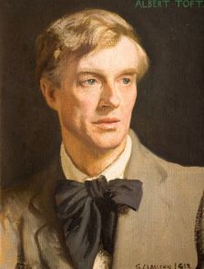Portrait of Albert Toft (1862-1949), 1913. Creator: George Clausen