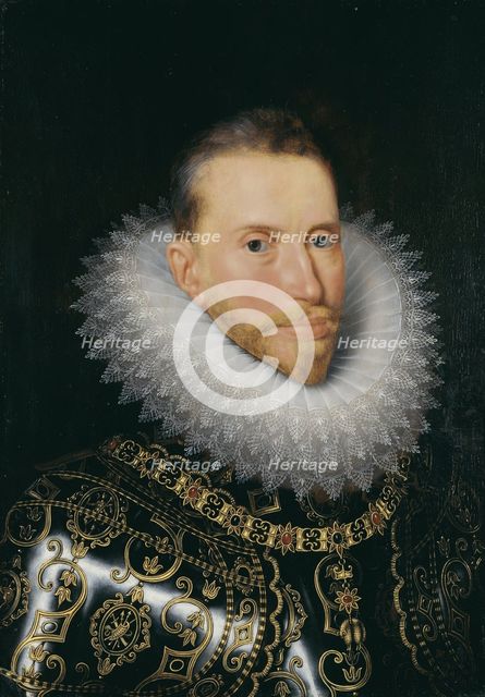 Portrait of Albert VII, Archduke of Austria (1559-1621), Early 17th cen.. Artist: Pourbus, Frans, the Younger (1569-1622)