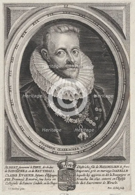 Portrait of Albert VII, Archduke of Austria, ca. 1650. Creator: Pieter de Jode II.
