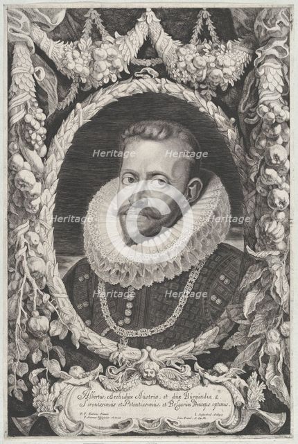 Portrait of Albert VII, Archduke of Austria, ca. 1650. Creators: Jonas Suyderhoef, Pieter Soutman.