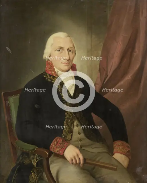 Portrait of Albertus Henricus Wiese, Governor-General of the Dutch East Indies, 1805-1810. Creator: Adriaan De Lelie.