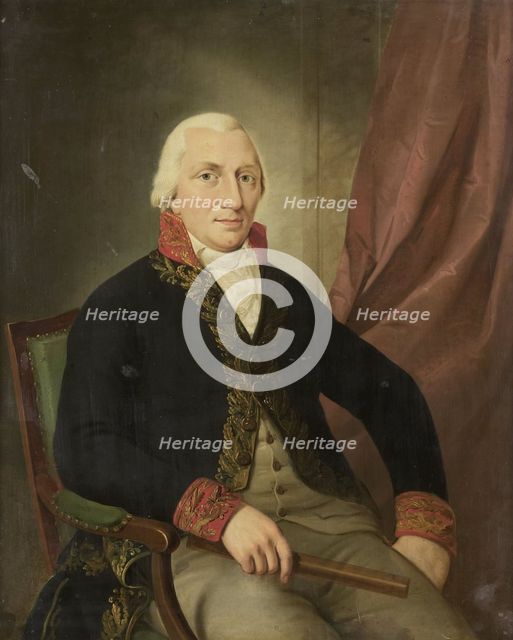 Portrait of Albertus Henricus Wiese, Governor-General of the Dutch East Indies, 1805-1810. Creator: Adriaan De Lelie.
