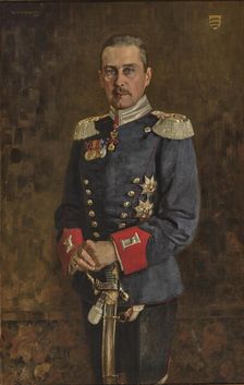 Portrait of Albrecht, Duke and Crown Prince of Württemberg (1865-1939), 1907. Creator: Hildenbrandt, Wilhelm Alfred (1874-1943)