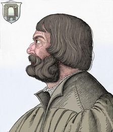 Portrait of Albrecht Durer 1527, (1906). Artist: Albrecht Durer