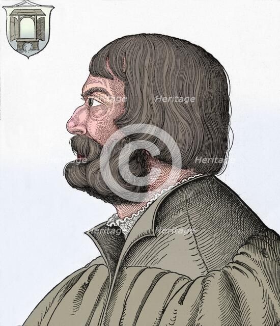 'Portrait of Albrecht Durer', 1527, (1906). Artist: Albrecht Durer.