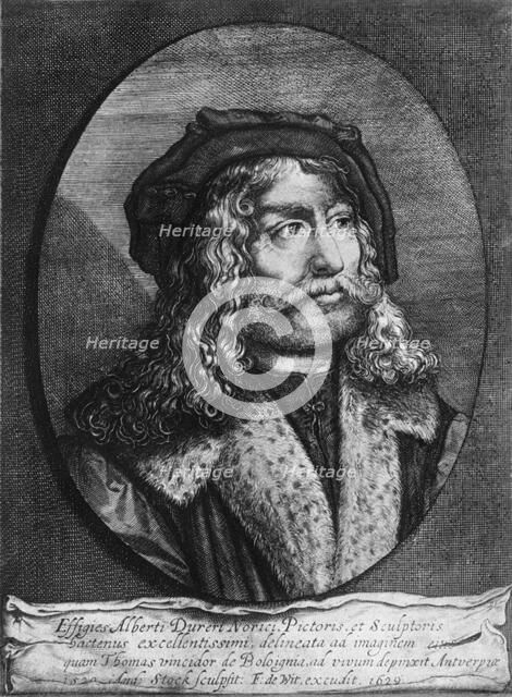 Portrait of Albrecht Durer, 1629, (1936). Artist: Andreas Stock