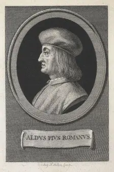 Portrait of Aldus Pius Manutius (1449-1515), 16th century