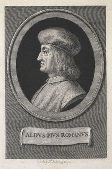 Portrait of Aldus Pius Manutius (1449-1515), 16th century