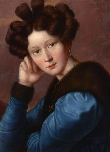 Portrait of Aleftyna Goscimska née Jerasiewicz, 1830. Creator: Jozef Oleszkiewicz