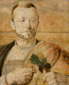 Portrait of Aleksander Mroczkowski, 1902. Creator: Jacek Malczewski