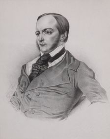 Portrait of Aleksandr Ivanovich Herzen (1812-1870), 1845