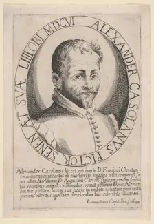 Portrait of Alessandro Casolani, 1634. Creator: Bernardino Capitelli