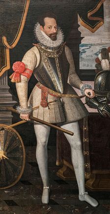 Portrait of Alessandro Farnese (1545-1592), Duke of Parma, c1585-1590 . Creator: Saive, Jean le (1540-1611)