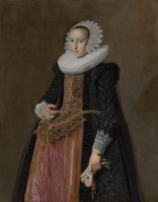 Portrait of Aletta Hanemans (1606-1653), 1625. Creator: Frans Hals