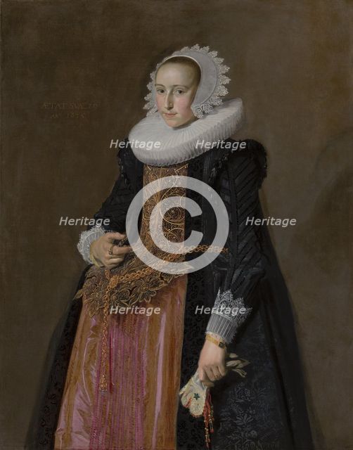 Portrait of Aletta Hanemans (1606-1653), 1625. Creator: Frans Hals.
