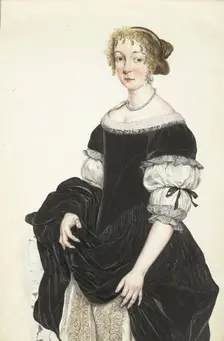 Portrait of Aletta Pancras, c.1670. Creator: Gesina ter Borch