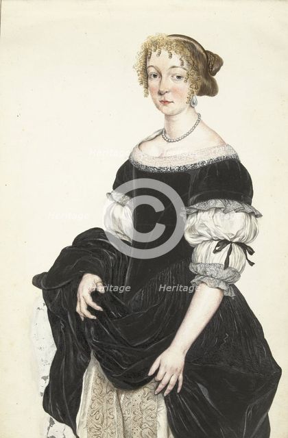 Portrait of Aletta Pancras, c.1670. Creator: Gesina ter Borch.