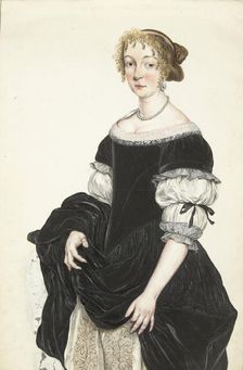 Portrait of Aletta Pancras, c.1670. Creator: Gesina ter Borch