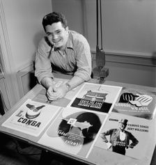 Portrait of Alex Steinweiss, New York, N.Y.(?), ca. Apr. 1947. Creator: William Paul Gottlieb