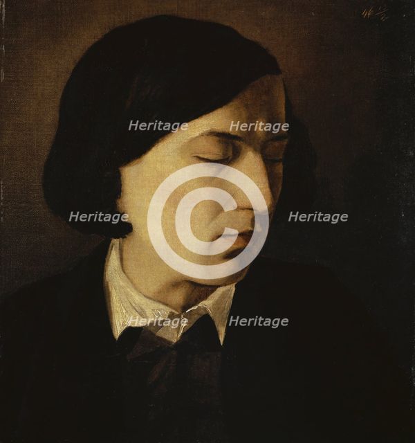 Portrait of Alexander Michelis, 1846. Creator: Arnold Bocklin.