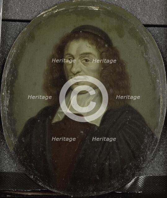 Portrait of Alexander Morus, Professor at Amsterdam, 1700-1732. Creator: Arnoud van Halen.