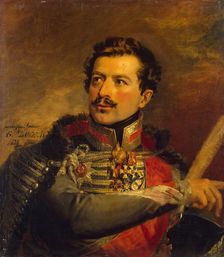 Portrait of Alexander N. Seslavin (1780-1858), 1823. Creator: George Dawe