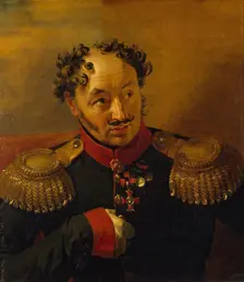 Portrait of Alexander N. Ryleyev (1778-1840) (2nd), 1822. Creators: George Dawe, Workshop of George Dawe