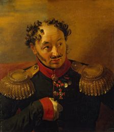 Portrait of Alexander N. Ryleyev (1778-1840) (2nd), 1822. Creators: George Dawe, Workshop of George Dawe