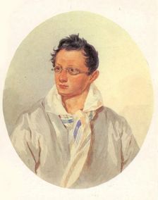 Portrait of Alexander Nikolayevich Raevsky (1795-1868), 1820s. Artist: Anonymous