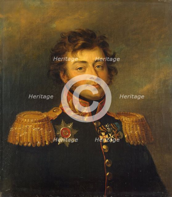 Portrait of Alexander A. Bashilov (1777-1847/49), 1823. Creator: George Dawe.