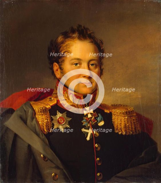 Portrait of Alexander A. Pisarev (1780-1848), 1822. Creator: Workshop of George Dawe.