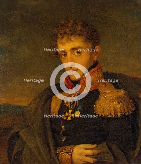 Portrait of Alexander A. Tuchkov (1777/78-1812) (4th), 1823. Creator: George Dawe.