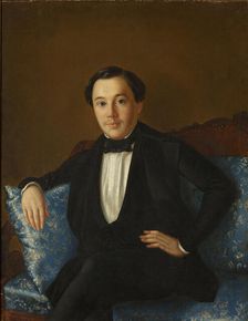 Portrait of Alexander Ageevich Abaza (1821-1895), End 1840s
