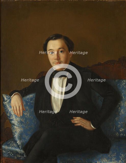 Portrait of Alexander Ageevich Abaza (1821-1895), End 1840s.