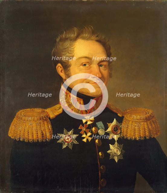 Portrait of Alexander B. Fock (1763-1825), 1835. Creator: Thomas Wright.