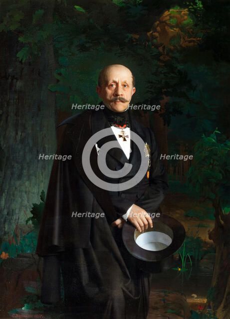 Portrait of Alexander Dmitriyevich Chertkov (1789-1858), 1857. Creator: Zaryanko, Sergei Konstantinovich (1818-1870).