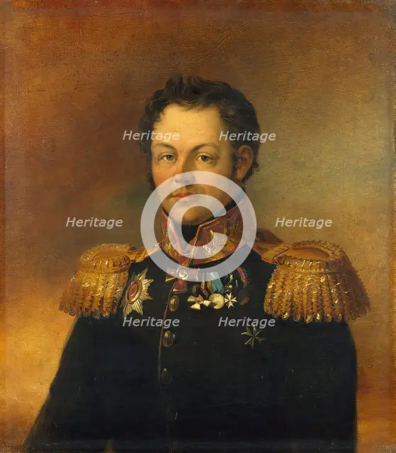 Portrait of Alexander E. Pyker (1776-1834), 1823. Creator: George Dawe.