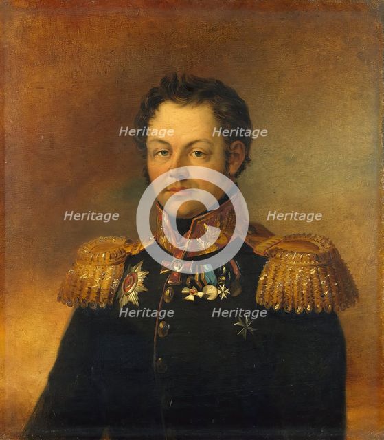 Portrait of Alexander E. Pyker (1776-1834), 1823. Creator: George Dawe.