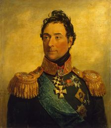 Portrait of Alexander F. Langeron (1763-1831), 1822. Creator: George Dawe